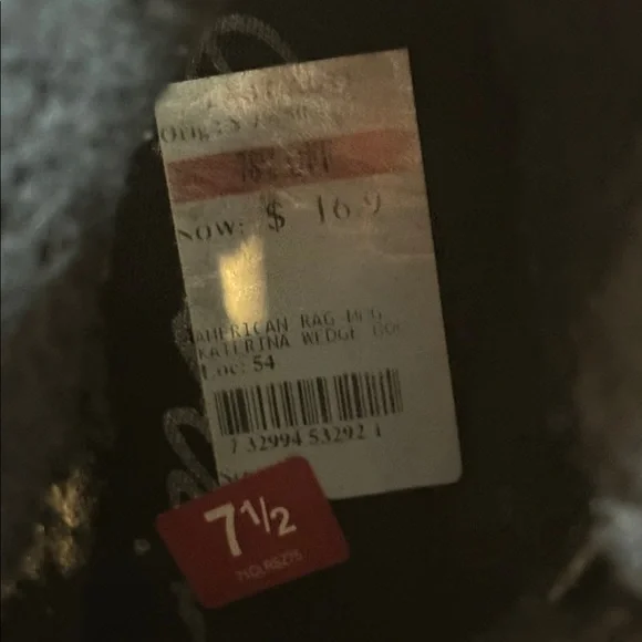 American Rag Stylish Black Women's Ankle Boots SZ 7.5 - Picture 9 of 9